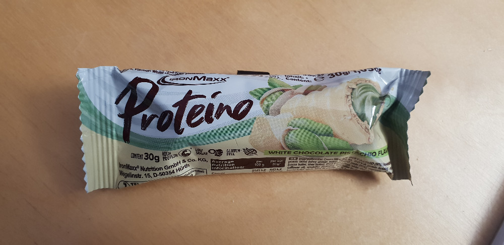 Proteino white chocolate pistachio von Leonie822f | Hochgeladen von: Leonie822f
