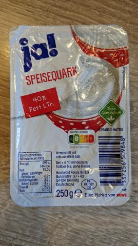 ja! Speisequark, 40% Fett i. Tr. von Marcel Thoma | Hochgeladen von: Marcel Thoma