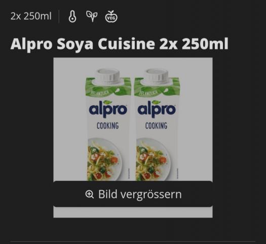 Alpro Soya Cuisine von giuliettah | Hochgeladen von: giuliettah