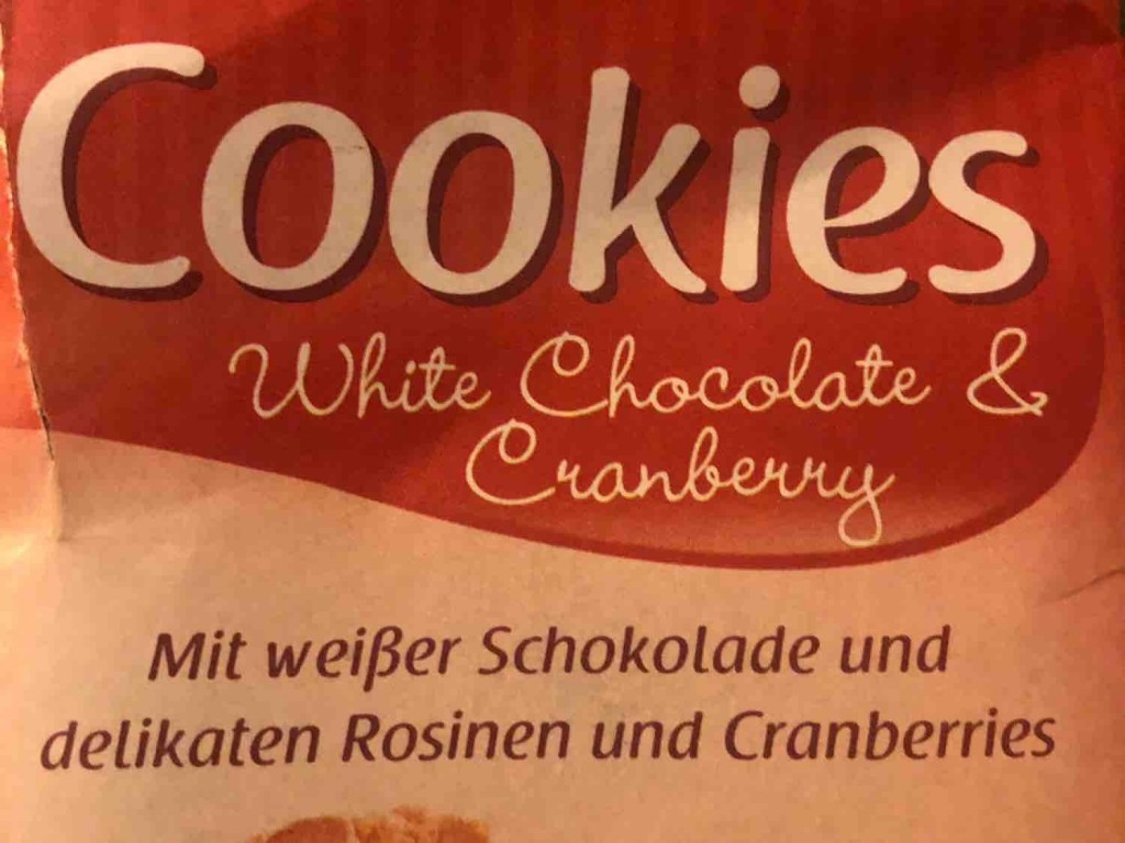 Cookies White Chocolate & Cranberry, 20% weißer Schokolade,  | Hochgeladen von: KathiThl