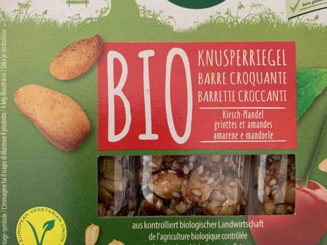 Bio Knusperriegel, Kirsch-Mandel von Orelica | Hochgeladen von: Orelica