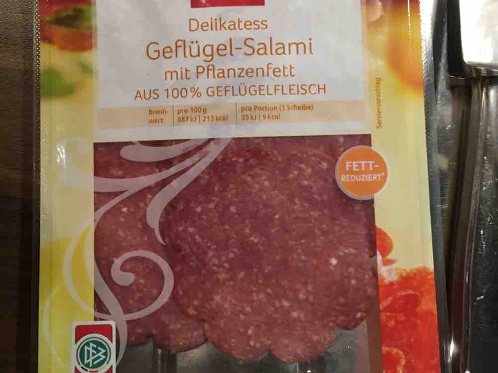 Delikatess Geflügel-Salami, mit Pflanzenfett von EchteLiebe | Hochgeladen von: EchteLiebe