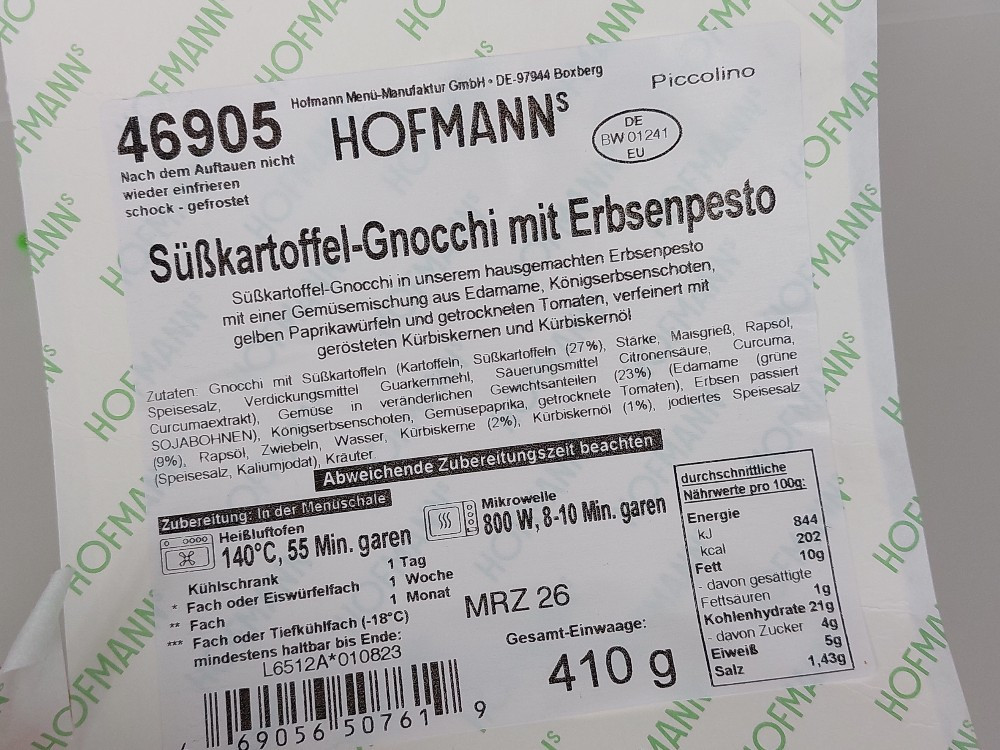 Süßkartoffel-Gnocchi mit Erbsenpesto von El98 | Hochgeladen von: El98 Süßkartoffel-Gnocchi mit Erbsenpesto von El98 | Hochgeladen von: El98