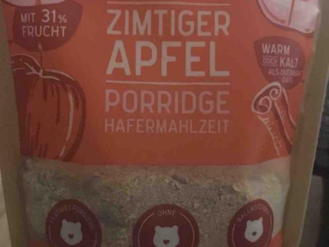 Porridge  Zimtiger Apfel Hafermahlzeit von manuela141838 | Hochgeladen von: manuela141838