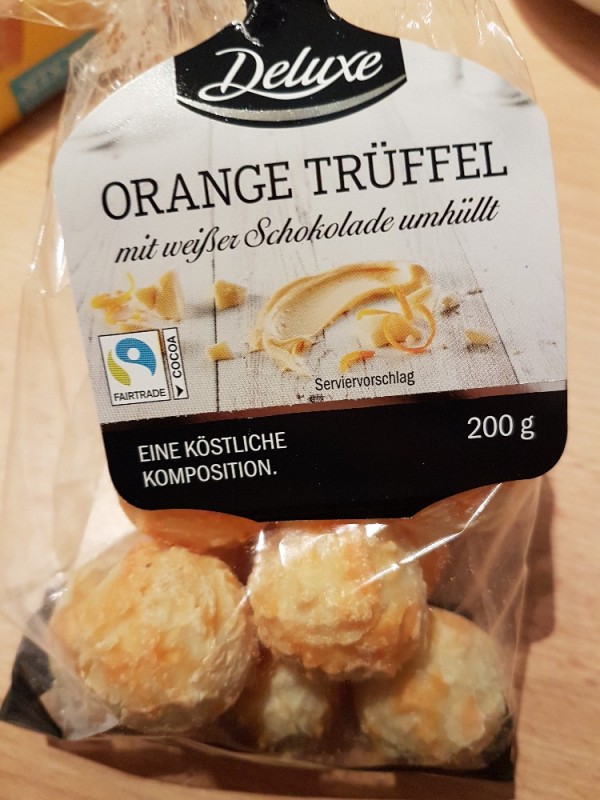 Orange Trüffel, mit weißer Schokolade von domi9009263 | Hochgeladen von: domi9009263
