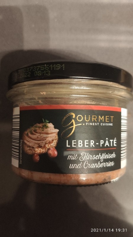 Leber-Pté, Mit Hirschfleisch und Cranberries von Gesch | Hochgeladen von: Gesch