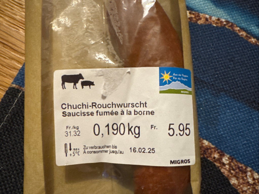 Chuchi-Rouchwurscht, Rind/Schwein von HELT | Hochgeladen von: HELT