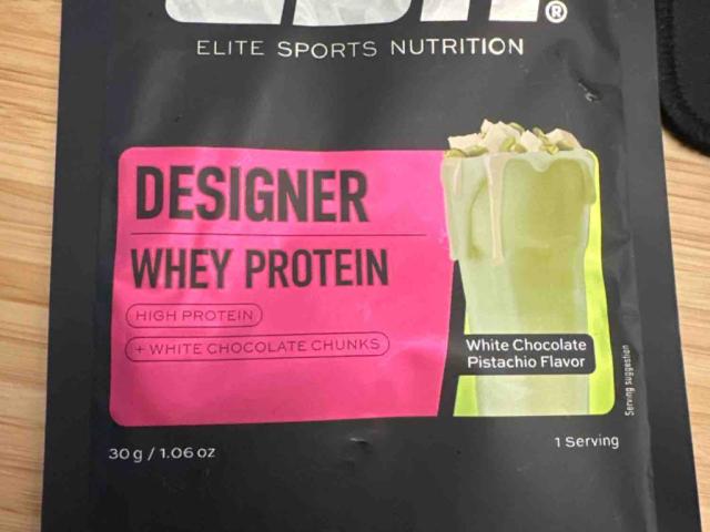 Designer Whey Protein, White Chocolate Pistachio by SouadBen | Uploaded by: SouadBen