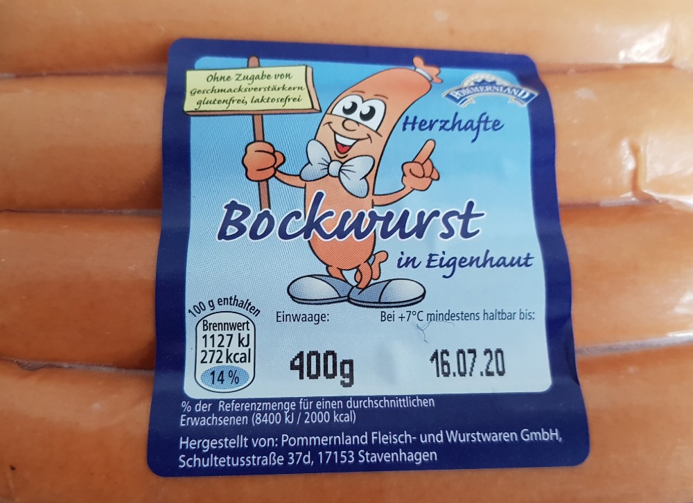 Bockwurst , im Schäldarm von walker59 | Hochgeladen von: walker59