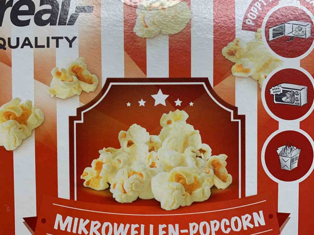 Real Quality, Popcorn aus der Mikrowelle, süß Kalorien - Süsswaren - Fddb