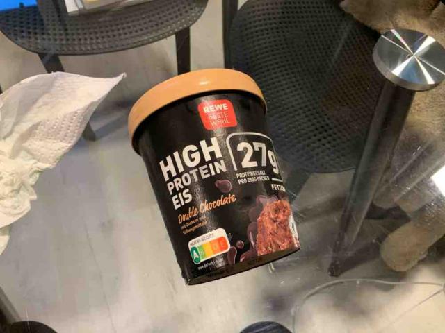 Rewe  High Protein Ice cream double chocolate by lavlav | Uploaded by: lavlav