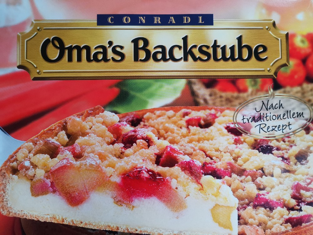 Omas Backstube -Rhabarber-Erdbeer-Kuchen, mit Puddingcreme und S | Hochgeladen von: broberlin