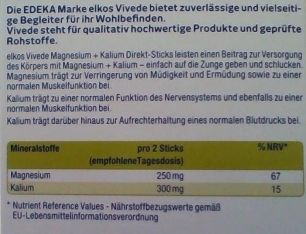 Magnesium+Kalium Direkt-Sticks, Kirsche | Hochgeladen von: builttolast84