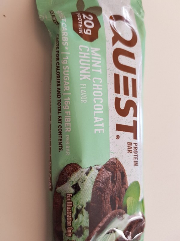 Quest Bar Protein Riegel , Mint Chocolate Chunk  von YvonneLang | Hochgeladen von: YvonneLang