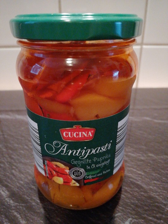 Antipasti gegrillte Paprika in Öl eingelegt von frolain | Hochgeladen von: frolain