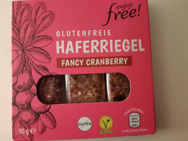 Glutenfreie Haferriegel, Fancy Cranberry | Hochgeladen von: lorbas