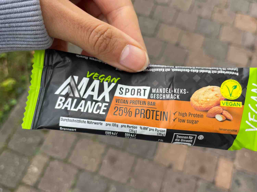 vegan Protein bar Mandel Keks von ginamlr | Hochgeladen von: ginamlr