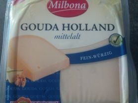 Gouda Holland (g.g.A.), am Stück, mittelalt, 48% Fett i.Tr. | Hochgeladen von: sven275