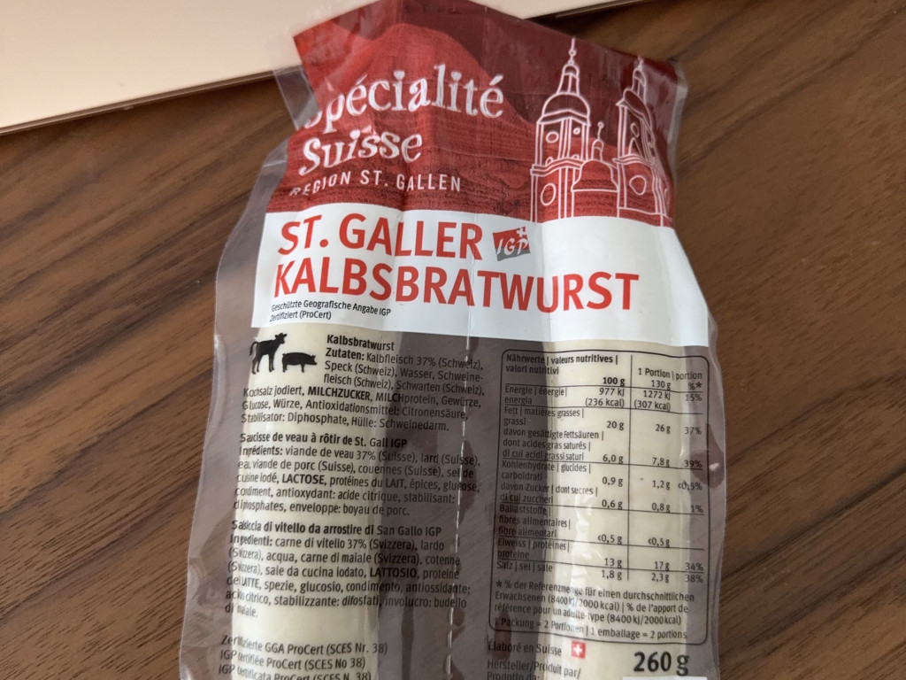 St. Galler Kalbsbratwurst von concii | Hochgeladen von: concii St. Galler Kalbsbratwurst von concii | Hochgeladen von: concii