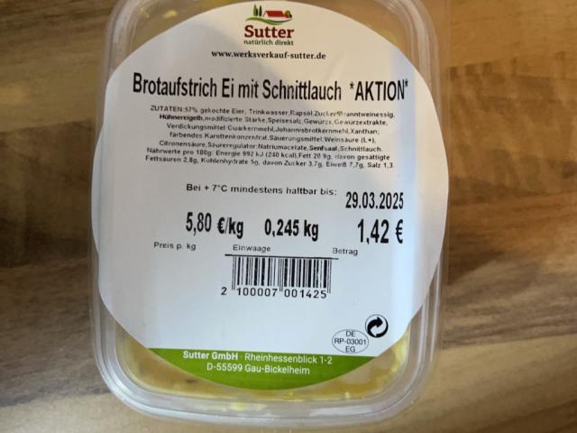 Brotaufstrich Ei mit schnittlauch von saschamarino | Hochgeladen von: saschamarino Brotaufstrich Ei mit schnittlauch von saschamarino | Hochgeladen von: saschamarino