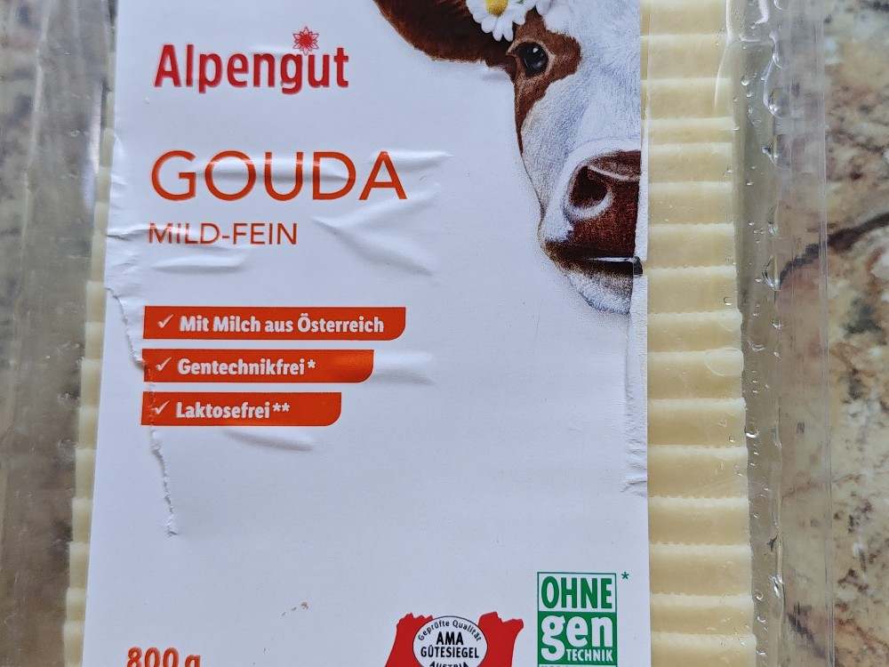 Alpengut Gouda mild-fein, laktosefrei von Sanmak | Hochgeladen von: Sanmak