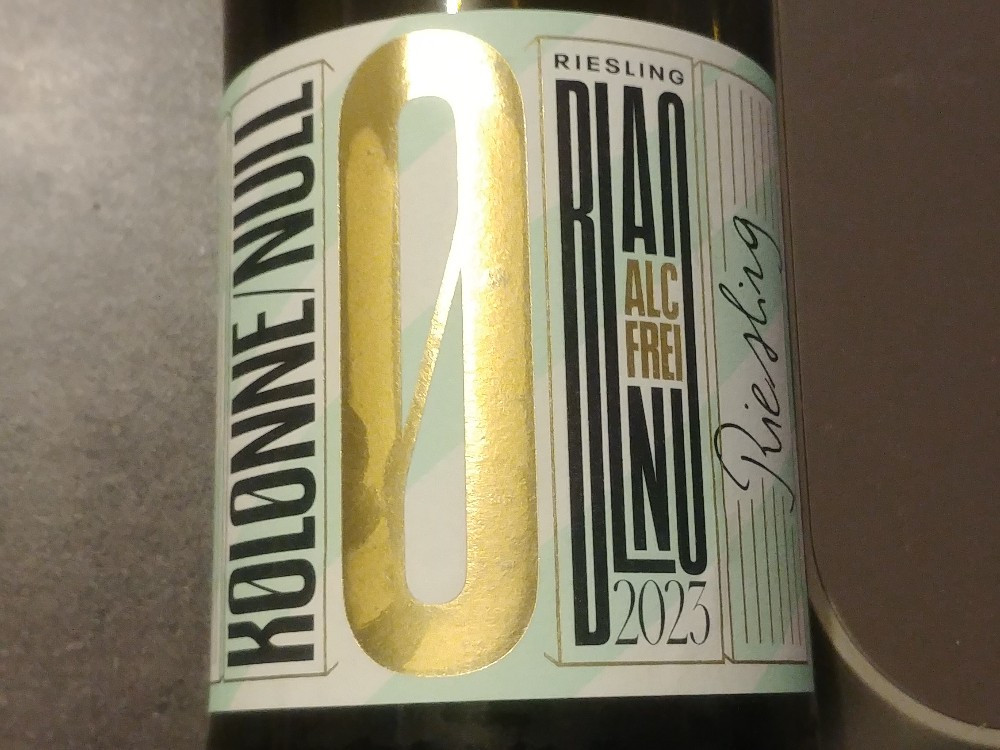 Kolonne Null Blanco Riesling (alkoholfrei) von Phryne Ampleforth | Hochgeladen von: Phryne Ampleforth