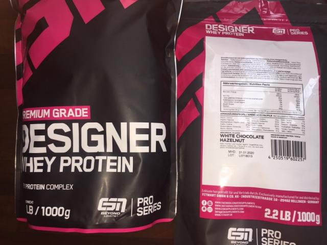 Designer Whey Protein mit 250 ml fettarme Milch 1,5 %, White | Hochgeladen von: s.kockler