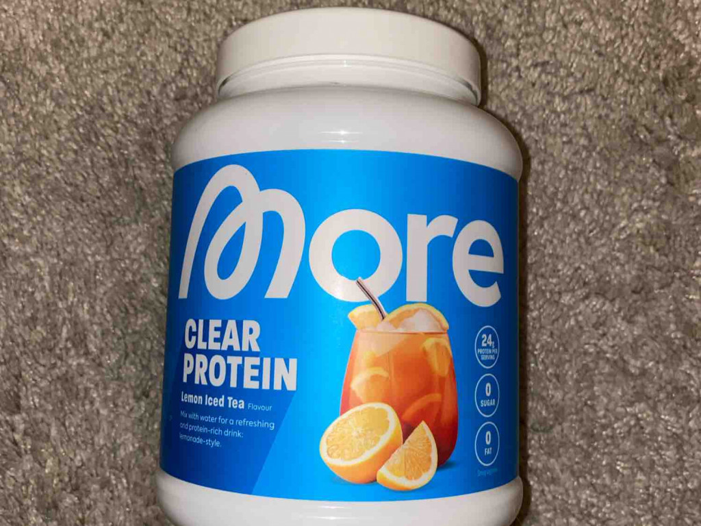 More Clear Protein, Lemon Iced Tea von fitnessfio | Hochgeladen von: fitnessfio