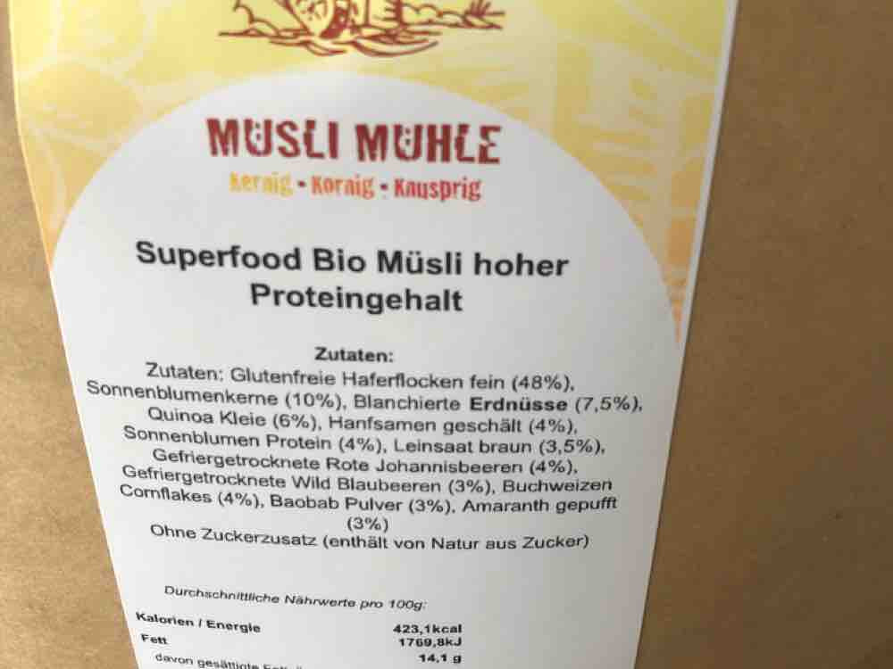 Superfood Bio Müsli hoher Proteingehalt von nmau | Hochgeladen von: nmau