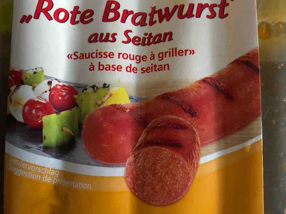 Rote Bratwurst, aus Seitan von Bettuey | Hochgeladen von: Bettuey
