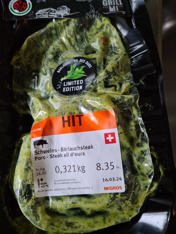 Schweins Bärlauchsteak von trix. | Hochgeladen von: trix.