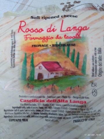 Rosso di Langa, Weichkäse aus Kuhmilch (IT) von beta347 | Hochgeladen von: beta347