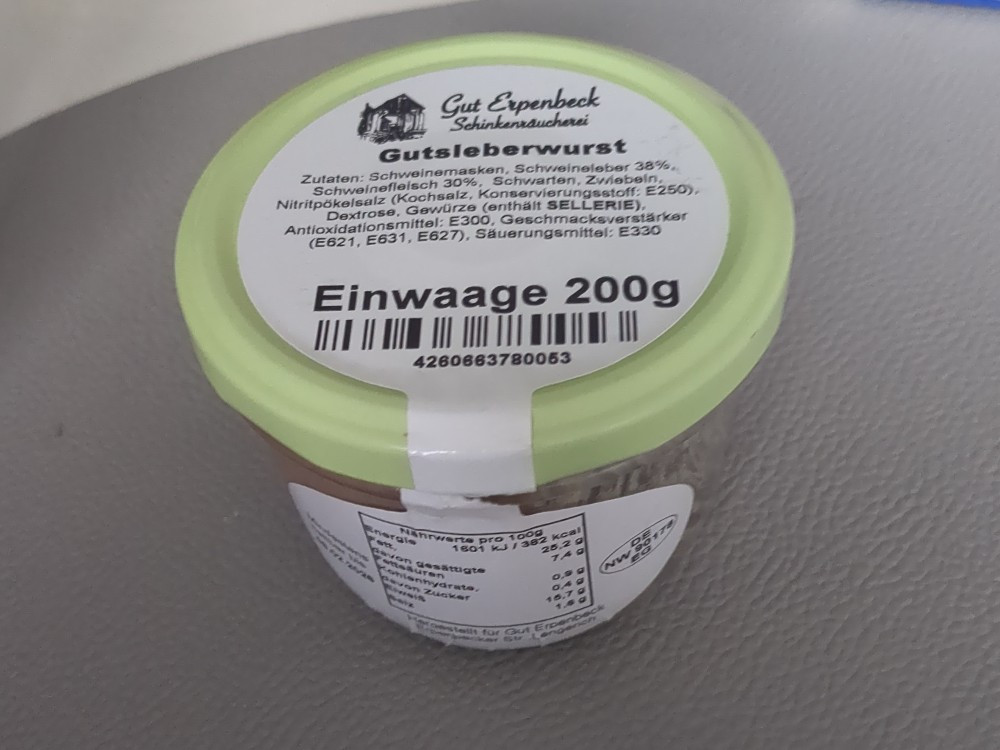 Gutsleberwurst Gut Erpenbeck von Dany Lein | Hochgeladen von: Dany Lein Gutsleberwurst Gut Erpenbeck von Dany Lein | Hochgeladen von: Dany Lein