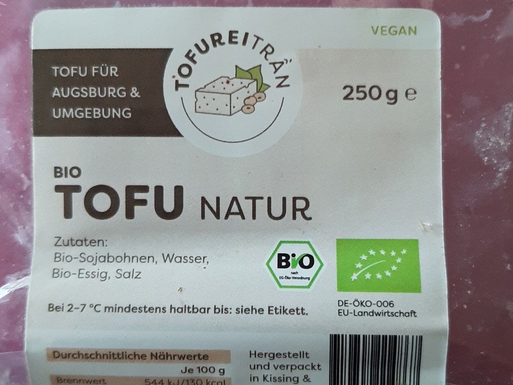 Bio Tofu Natur, vegan von Karin Horber | Hochgeladen von: Karin Horber