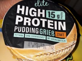 Elite High Protein Pudding Grieß, Zimt | Hochgeladen von: Siope
