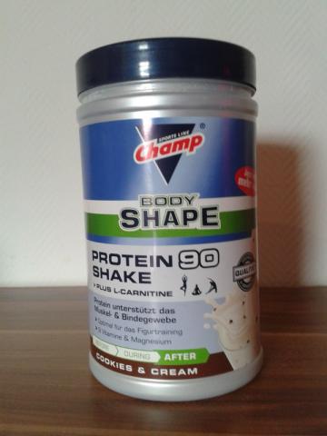 Champ Body Shape Protein 90 Plus L-Carnitin, Cookies and Cre | Hochgeladen von: Kintrax