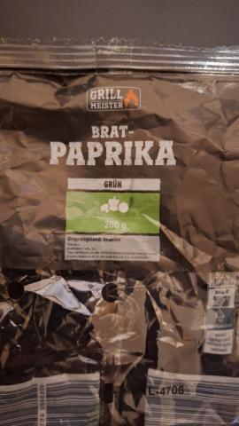 Brat Paprika, Grün von Gismo1 | Hochgeladen von: Gismo1