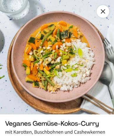 Veganes Gemüse-Kokos-Curry, mit Karotten, Buschbohnen und Cashew | Hochgeladen von: Hannah Sprungk