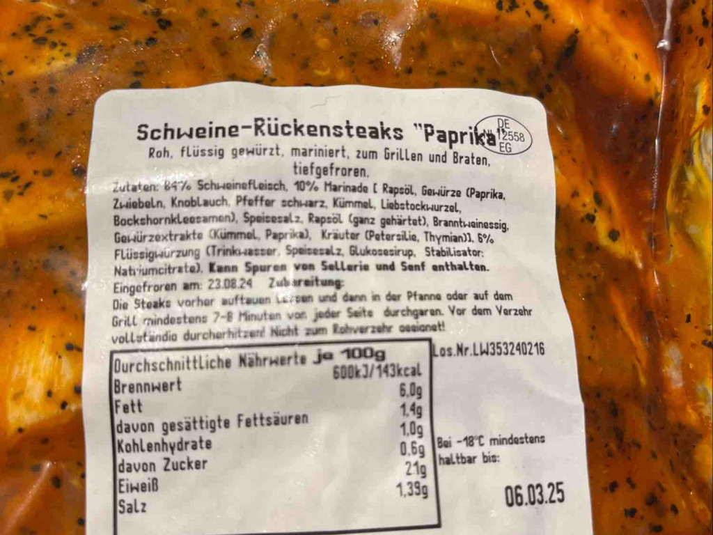 Schweine-Rückensteaks, „Paprika“ von StarDreck | Hochgeladen von: StarDreck