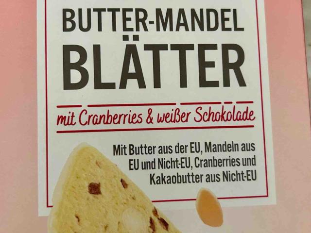 Belgische Butter-Mandel Blätter, mit Cranberries & weißer Sc | Hochgeladen von: Keira.48