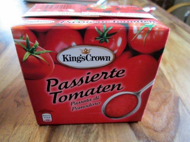 Kings Crown, Passierte Tomaten | Uploaded by: CaroHayd