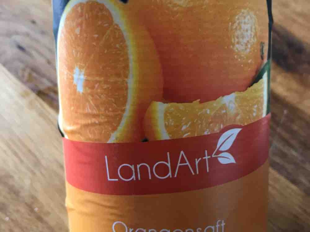Land Art Orangensaft, aus Orangensaftkonzentrat von Annihss | Hochgeladen von: Annihss