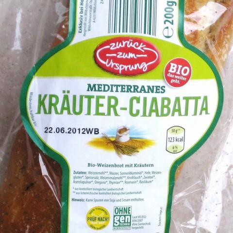 Bio Mediterranes Kräuter-Ciabatta | Hochgeladen von: Heidi