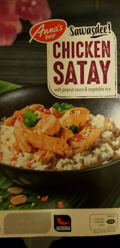 Chicken Satay  mit Gemüsereis, mit Erdnusssauce von Habi | Hochgeladen von: Habi