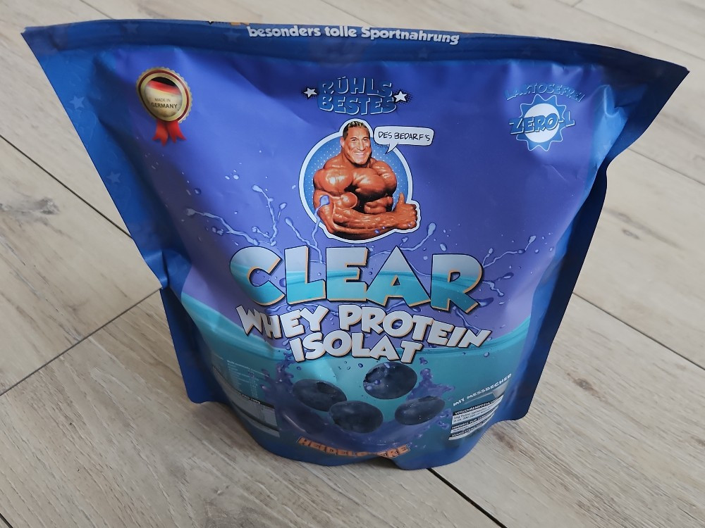 Clear Whey Protein Isolat, Heidelbeere von jonasstauffenberg | Hochgeladen von: jonasstauffenberg