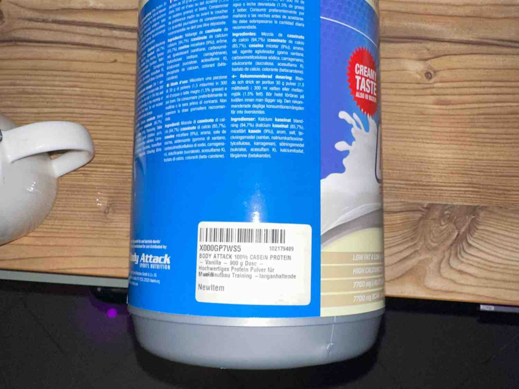 100% Casein Protein von JD65 | Hochgeladen von: JD65