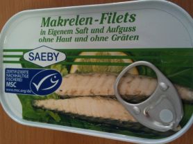 Makrelen-Filets, in eigenem Saft und Aufguss ohne Haut und o | Hochgeladen von: Inezh