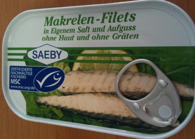 Makrelen-Filets, in eigenem Saft und Aufguss ohne Haut und o | Hochgeladen von: Inezh