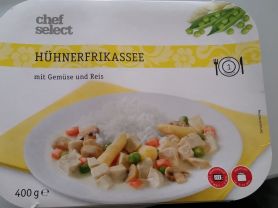 Chef Select Huhnerfrikassee Mit Gemuse Und Reis Kalorien Neue Produkte Fddb