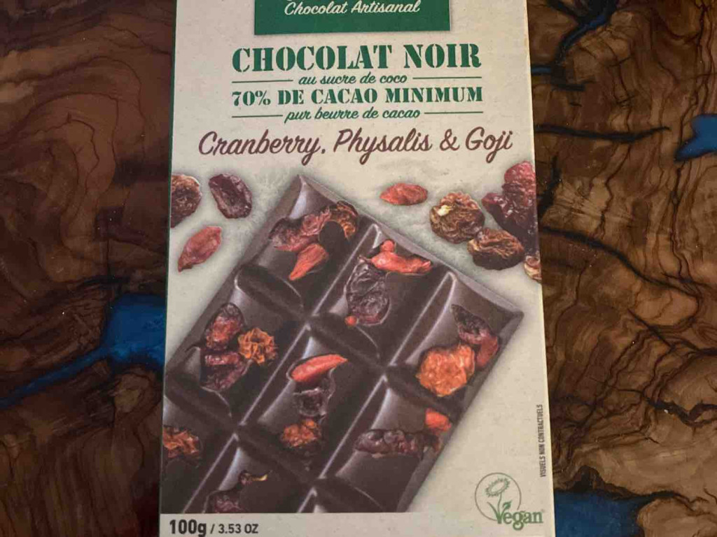 Chocolat Noir, Cranberry, Physalis & Goji von VeganAthlete | Hochgeladen von: VeganAthlete